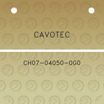 cavotec-ch07-04050-0g0