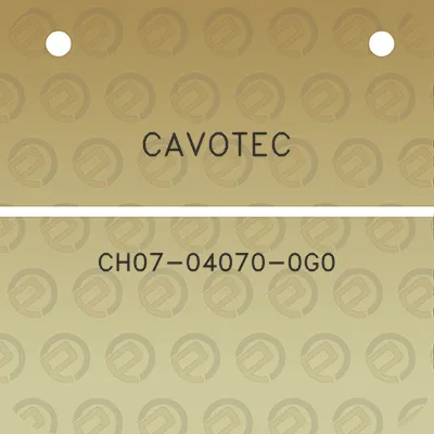 cavotec-ch07-04070-0g0