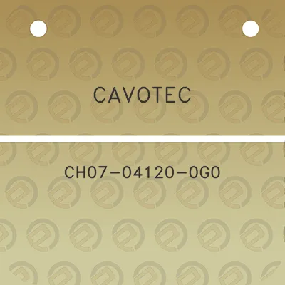 cavotec-ch07-04120-0g0