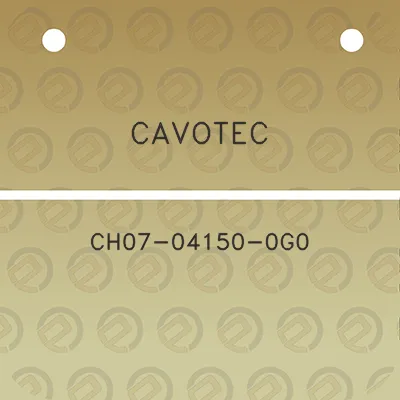 cavotec-ch07-04150-0g0