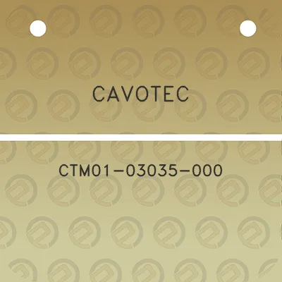 cavotec-ctm01-03035-000