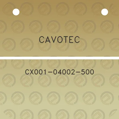 cavotec-cx001-04002-500