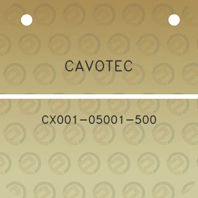 cavotec-cx001-05001-500