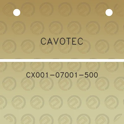 cavotec-cx001-07001-500