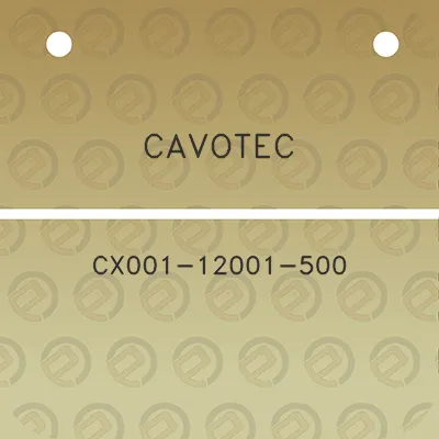 cavotec-cx001-12001-500