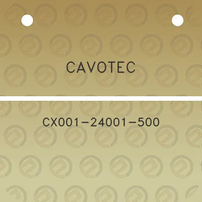 cavotec-cx001-24001-500