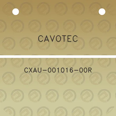 cavotec-cxau-001016-00r