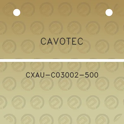 cavotec-cxau-c03002-500