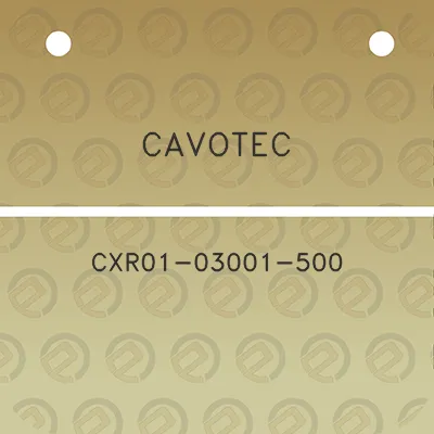 cavotec-cxr01-03001-500