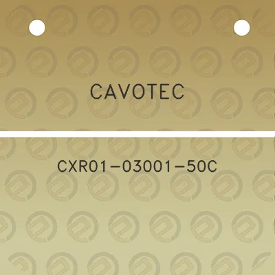 cavotec-cxr01-03001-50c