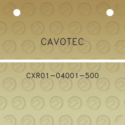 cavotec-cxr01-04001-500