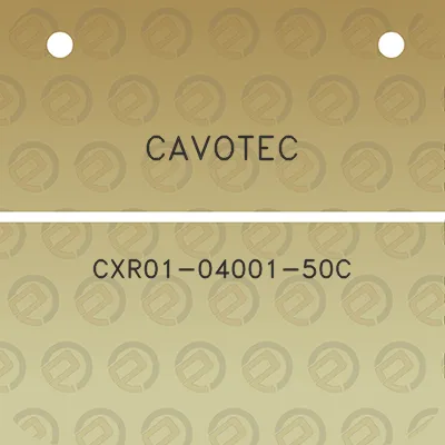 cavotec-cxr01-04001-50c