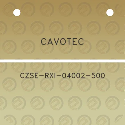 cavotec-czse-rxi-04002-500