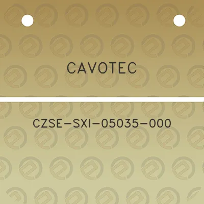 cavotec-czse-sxi-05035-000