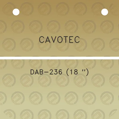 cavotec-dab-236-18