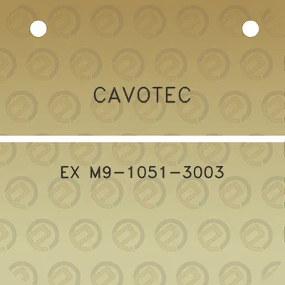 cavotec-ex-m9-1051-3003