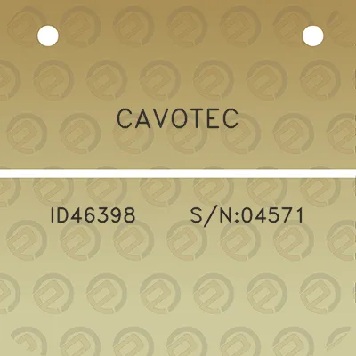 cavotec-id46398-sn04571