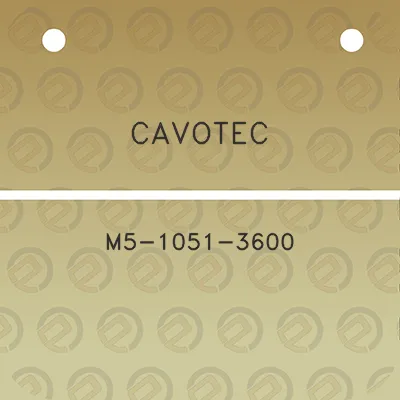 cavotec-m5-1051-3600