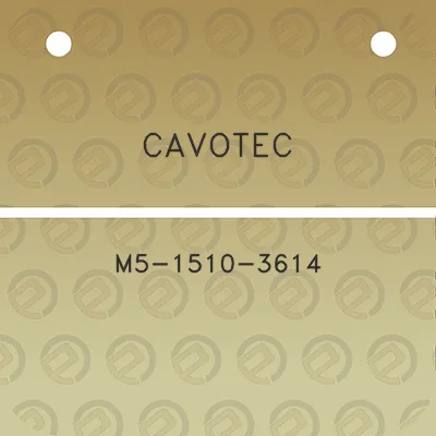 cavotec-m5-1510-3614