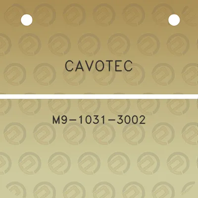 cavotec-m9-1031-3002