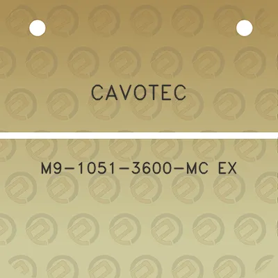 cavotec-m9-1051-3600-mc-ex