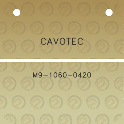 cavotec-m9-1060-0420