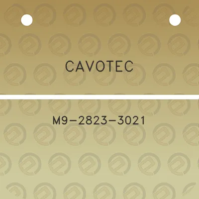 cavotec-m9-2823-3021