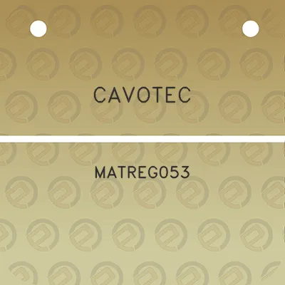 cavotec-matreg053