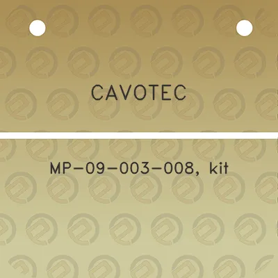 cavotec-mp-09-003-008-kit