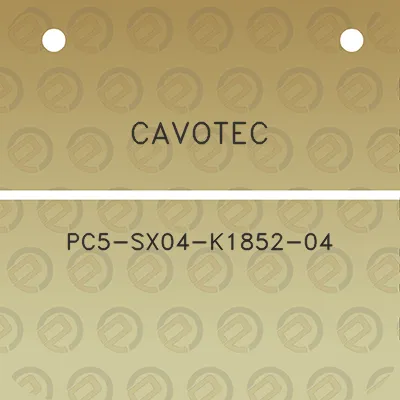 cavotec-pc5-sx04-k1852-04