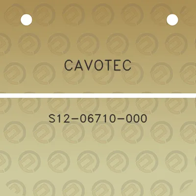 cavotec-s12-06710-000