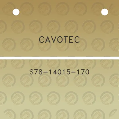 cavotec-s78-14015-170