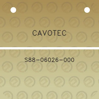 cavotec-s88-06026-000