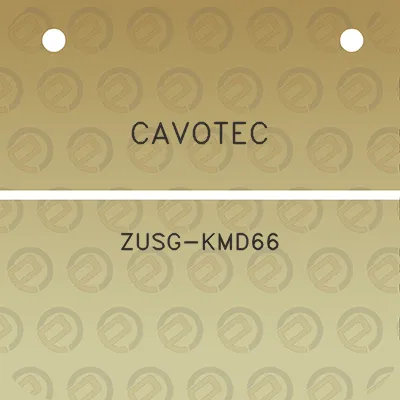 cavotec-zusg-kmd66