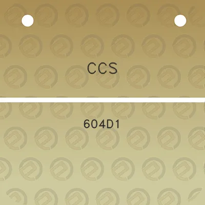 ccs-604d1