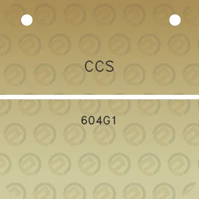 ccs-604g1