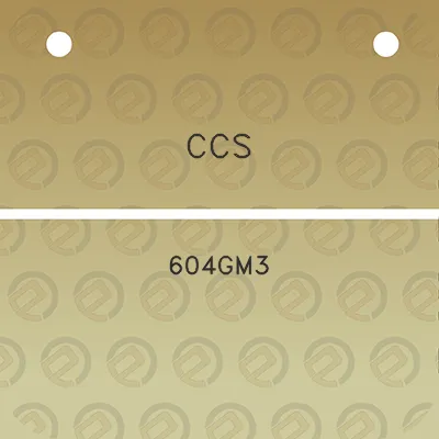 ccs-604gm3