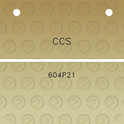 ccs-604p21