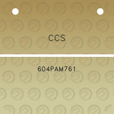 ccs-604pam761