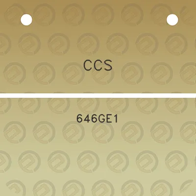 ccs-646ge1