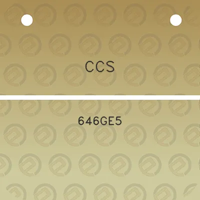 ccs-646ge5