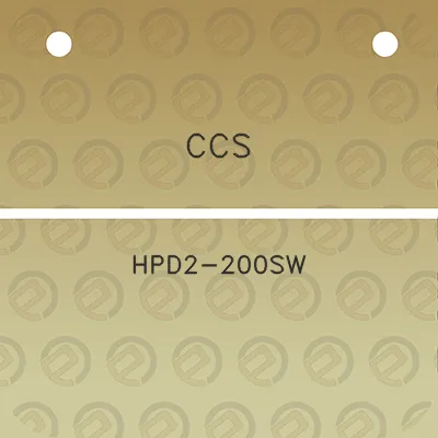 ccs-hpd2-200sw