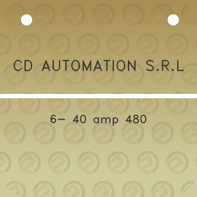 cd-automation-srl-6-40-amp-480