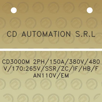 cd-automation-srl-cd3000m-2ph150a380v480v170265vssrzcifhbfan110vem