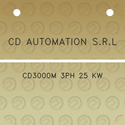 cd-automation-srl-cd3000m-3ph-25-kw