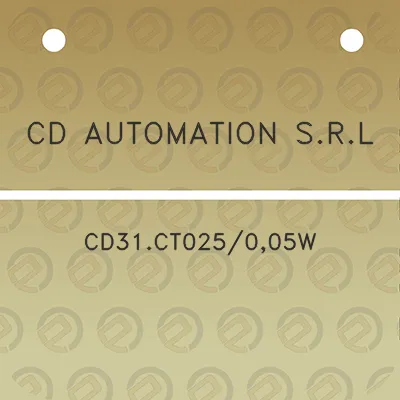 cd-automation-srl-cd31ct025005w