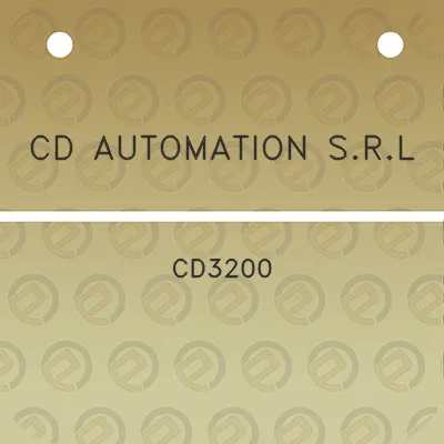 cd-automation-srl-cd3200