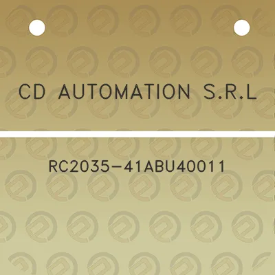 cd-automation-srl-rc2035-41abu40011