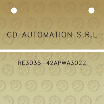 cd-automation-srl-re3035-42apwa3022