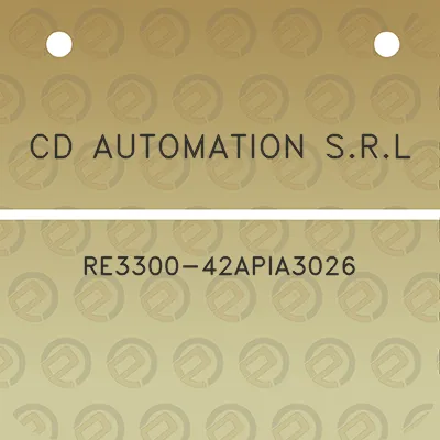 cd-automation-srl-re3300-42apia3026